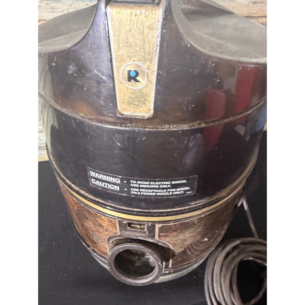 Rainbow SE Canister‎ Vacuum Base Brown Gold Fair Vintage Water Filtration Unit - Picture 6 of 6